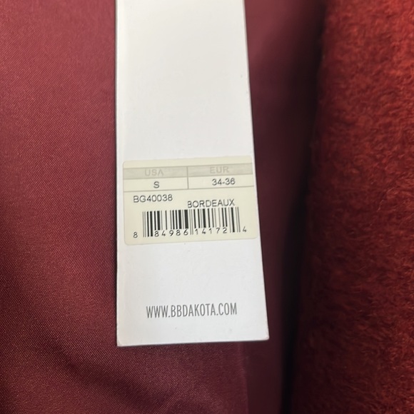 BB Dakota Long Zip Pea Coat - Picture 3 of 8